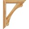 Ekena Millwork Legacy Traditional Rough Sawn Bracket w/ Offset Brace, Western Red Cedar, 6"W x 30"D x 38"H BKT0604X30X38LEC01RWR - alternate 2